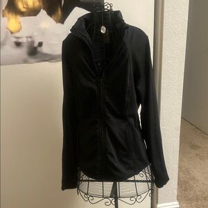 Yogalicious Black Utility Jacket Velvet Tailored